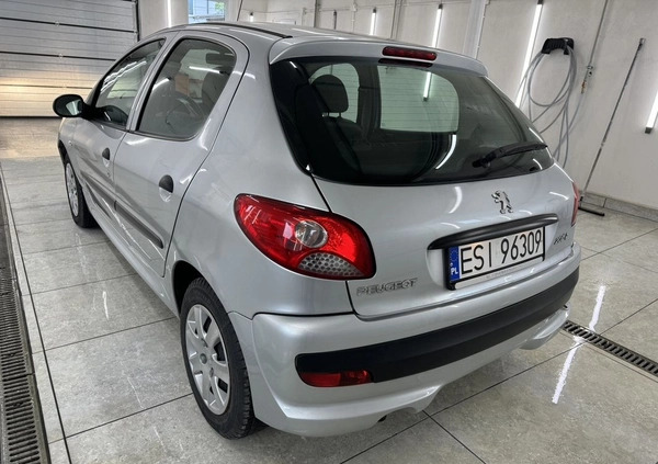 Peugeot 206 plus cena 11900 przebieg: 82500, rok produkcji 2009 z Sieradz małe 79